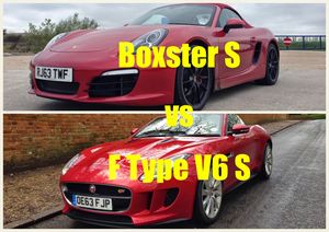 Jaguar F-Type V6 S vs Porsche Boxster S