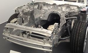 Jaguar F-Type bare chassis