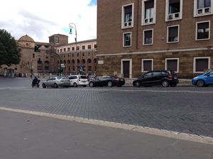 cars and roads of Rome