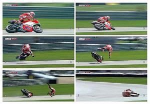 Nicky Hayden crash