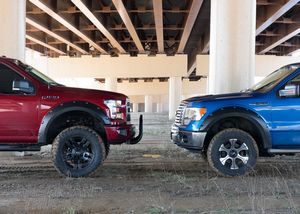 2015 & 2014 Ford F150 Front to Front