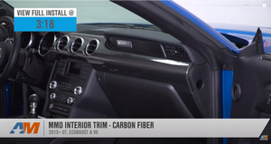 Ford Mustang MMD Carbon Fiber Trim Panel Kit