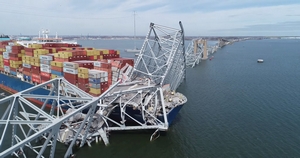 Francis Scott Key Bridge collapsed onto MV Dali