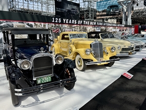 125 Years of the New York International Auto Show Display