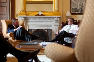 John Boehner and Alan Mulally
