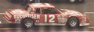 1985 Neil Bonnett Car at the 1985 Champion Spark Plug 400