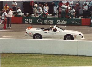 Chevrolet Camaro Pace Car at the 1988 Champion Spark Plug 400