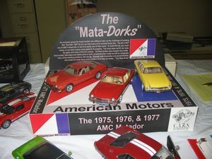CARS in Miniature Mata-Dorks AMC Matadors