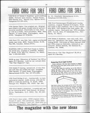 Car Tips: October 1969