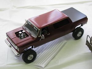 Custom Stretched Chevrolet Pickup Truck Model