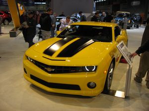 Chevrolet Camaro 2SS Coupe Bumblebee at the 2010 Chicago Auto Show