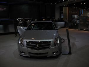 Cadillac CTS at the 2010 Chicago Auto Show