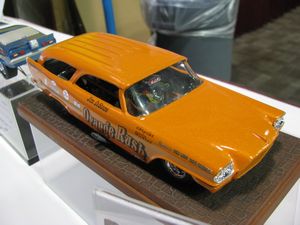 Orange Rush 1957 Chrysler Dragster Model
