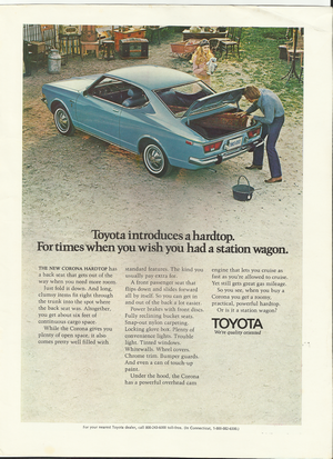 Toyota Corona Advertisement