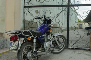 Suzuki Motorcycle in Cuba