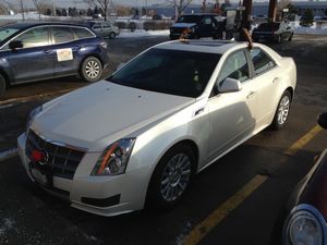 Cadillac CTS with Christmas Reindeer Antlers
