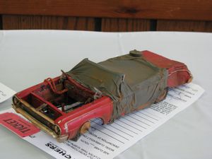 Weathered 1964 Dodge Scale Model Car