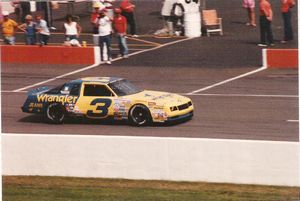 1986 Dale Earnhardt Chevrolet Monte Carlo at the 1986 Champion Spark Plug 400