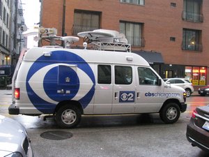 CBS Channel 2 News Van (Chicago, Illinois) Ford Econoline