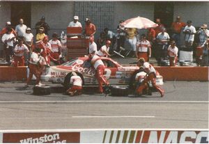 1987 Bill Elliott Car at the 1987 Champion Spark Plug 400