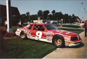 1986 Bill Elliott Show Car at the 1986 Goody's 500