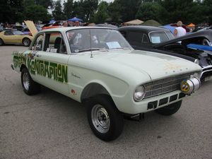 1960 Ford Falcon Gasser Lil' Green Kontraption
