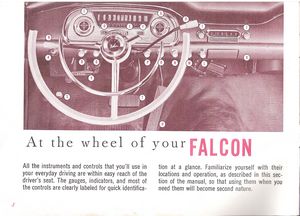 1961 Ford Falcon Owner's Manual Page 4: At the Wheel of Your Falcon