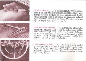 1961 Ford Falcon Owner's Manual Page 10: Controls