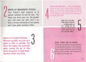 1961 Ford Falcon Owner's Manual Page 31: Driving Tips
