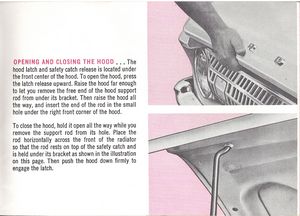 1961 Ford Falcon Owner's Manual Page 37: Opening and Closing the Hood