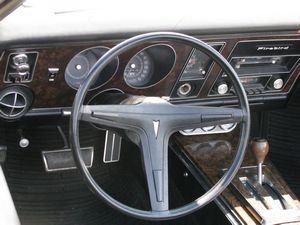 1969 Pontiac Firebird Convertible Dashboard