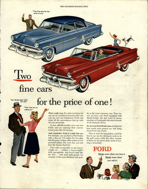 1953 Ford Crestline Advertisement