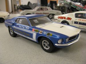 Ford Drag Team Mustang Model Car