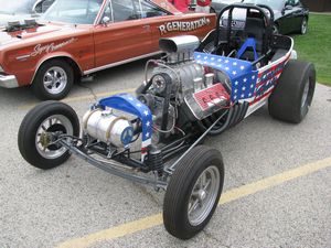 Freedom Fighter Drag Race Car