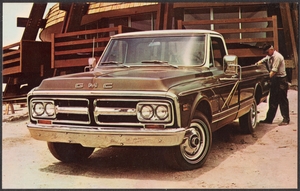 1970-1972 GMC Pickup Truck Postcard