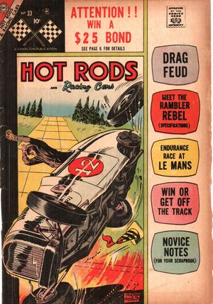 Hot Rods and Racing Cars: Issue 33 Front Cover