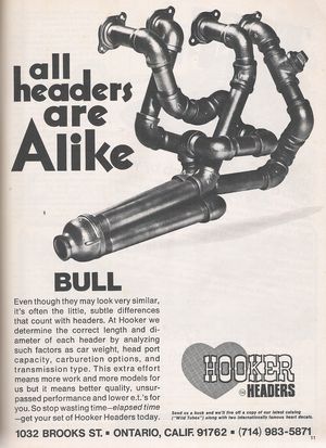 Hooker Headers Advertisement