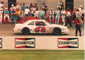 1989 James Hylton Car at the 1989 Champion Spark Plug 400