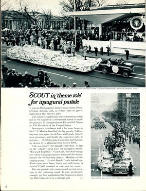 1969 International Trail Scout Nixon Inaugural Parade