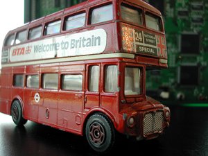 London Double Decker Bus Die Cast