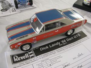 Dick Landy 1968 Dodge Dart GTS Model Car