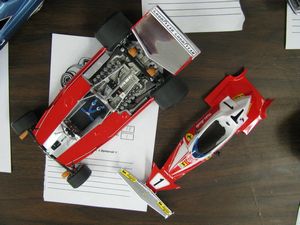 Niki Lauda Ferrari 312T2 Model Car