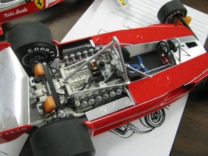 Niki Lauda Ferrari 312T2 Model Car
