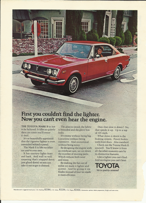 Toyota Mark II Advertisement