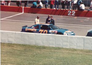 1988 J.D. McDuffie Car at the 1988 Champion Spark Plug 400
