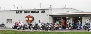 McHenry Harley-Davidson Shop Display at the 2008 Johnsburg Car and Bike Show