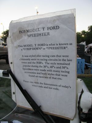 Custom 1925 Ford Model T Speedster