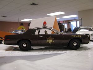 1976 Dodge Monaco County Sheriff Model Car