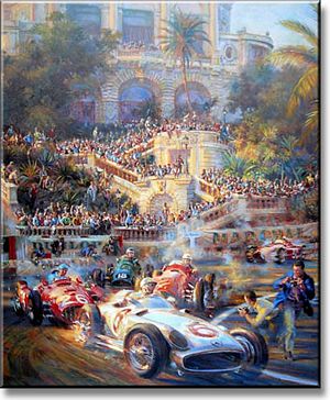 Lucky For Some - 1955 Monaco Grand Prix Art