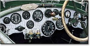 Bentley Dashboard - 1930 Bentley 4½ Litre Supercharged